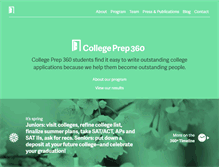 Tablet Screenshot of collegeprep360.com
